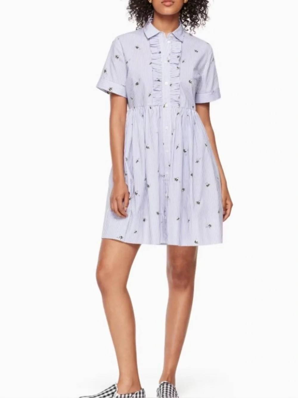Kate Spade Abuzz Poplin Dress
